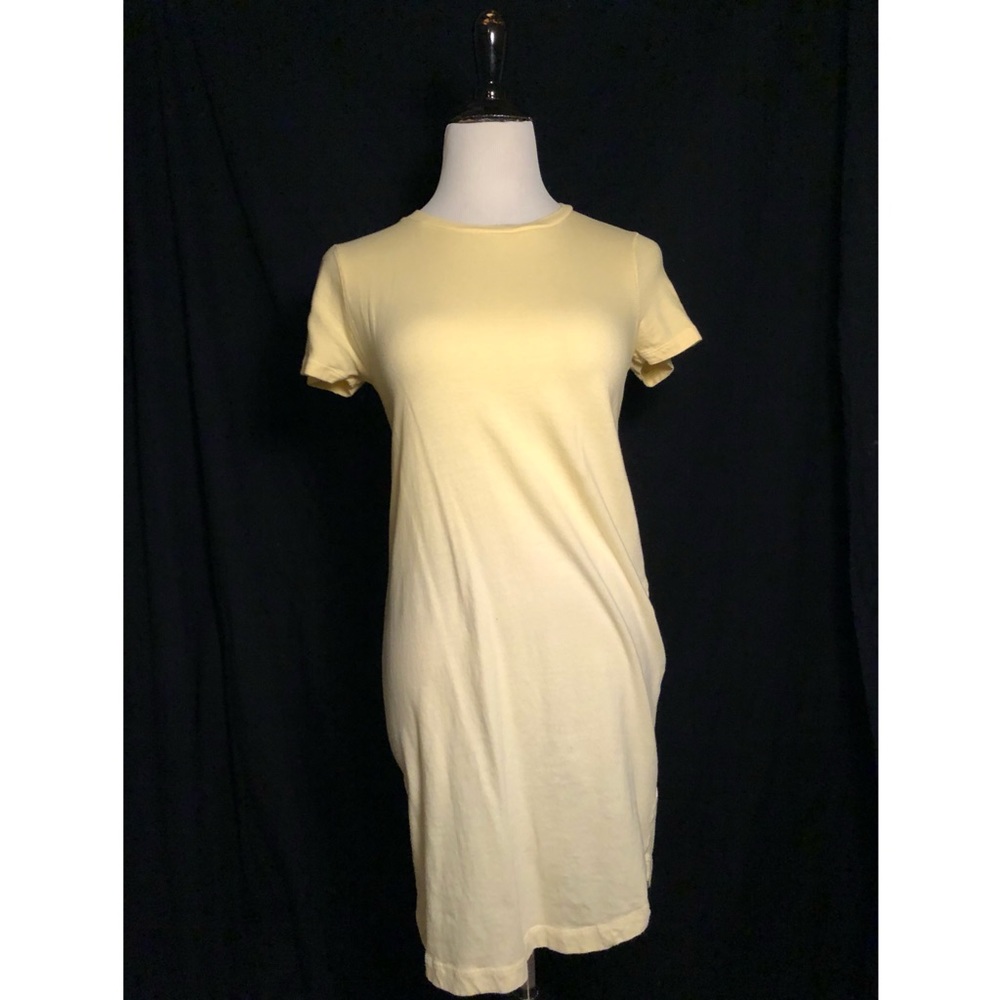 Yellow T Shirt Dress
